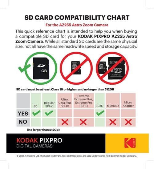 Kodak Pixpro AZ255 Astro Zoom Digital Camera – Bild 9